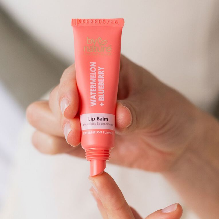 By Nature Watermelon Lip Balm, , hi-res