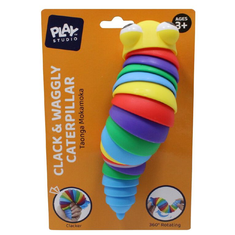 Play Studio Clack & Waggly Caterpillar Assorted, , hi-res