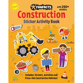 FunFacts Sticker Activity Book: Construction