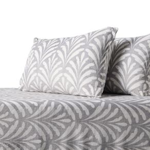 Living & Co Plush Flannel Sheet Set Navy Queen