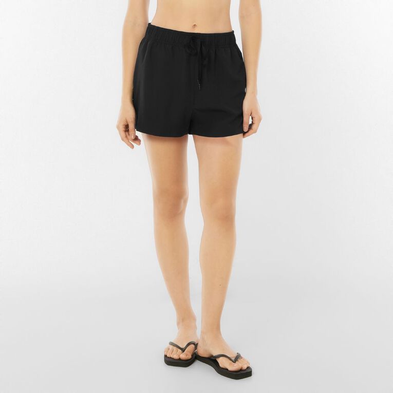 H&H Women's 3 Inch Board Shorts, Black, hi-res