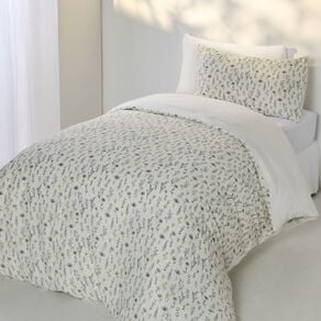 Living & Co Kids Duvet Cover Set Fairy Garden Multi-Coloured