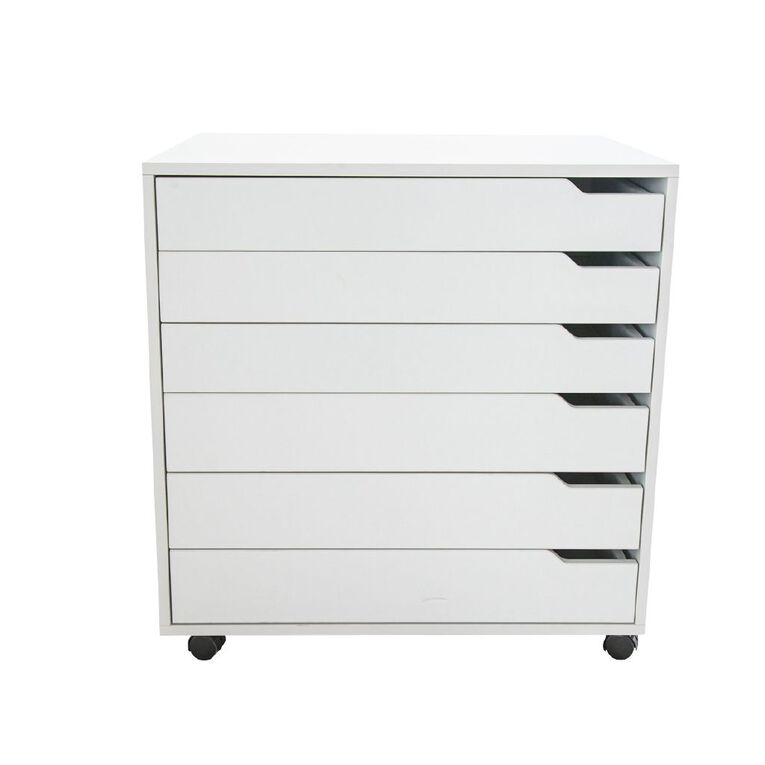 Living & Co Hael Craft Drawers White, , hi-res