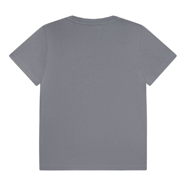 Young Original Short Sleeve Print Tee, Grey Mid, hi-res