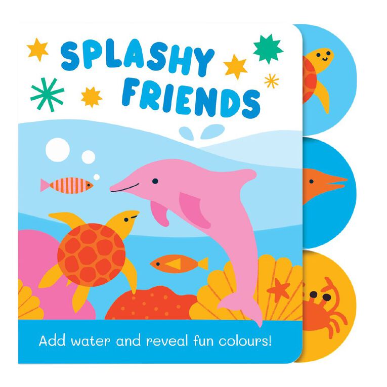 Colour Changing Bath Book: Splashy Friends, , hi-res