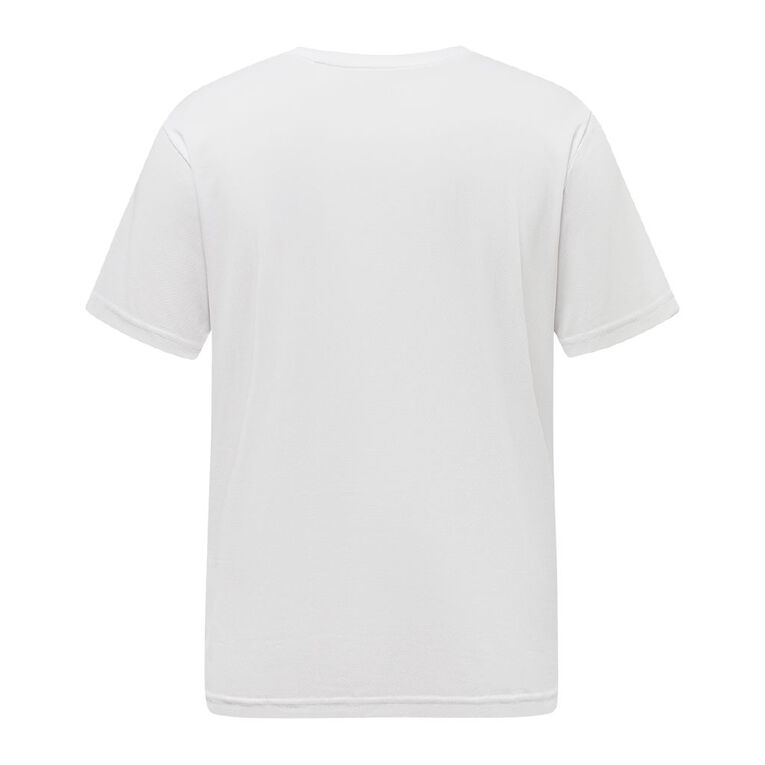 Active Intent Men's Mesh Active Fit Tee, White, hi-res