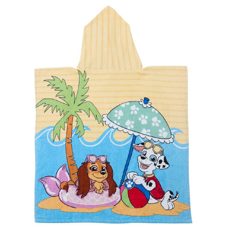 Paw Patrol Hooded Beach Towel, , hi-res