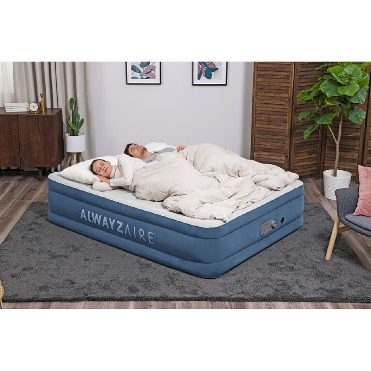Bestway Alwayz Aire Air Mattress With Built in Dual Air Pump Queen, , hi-res