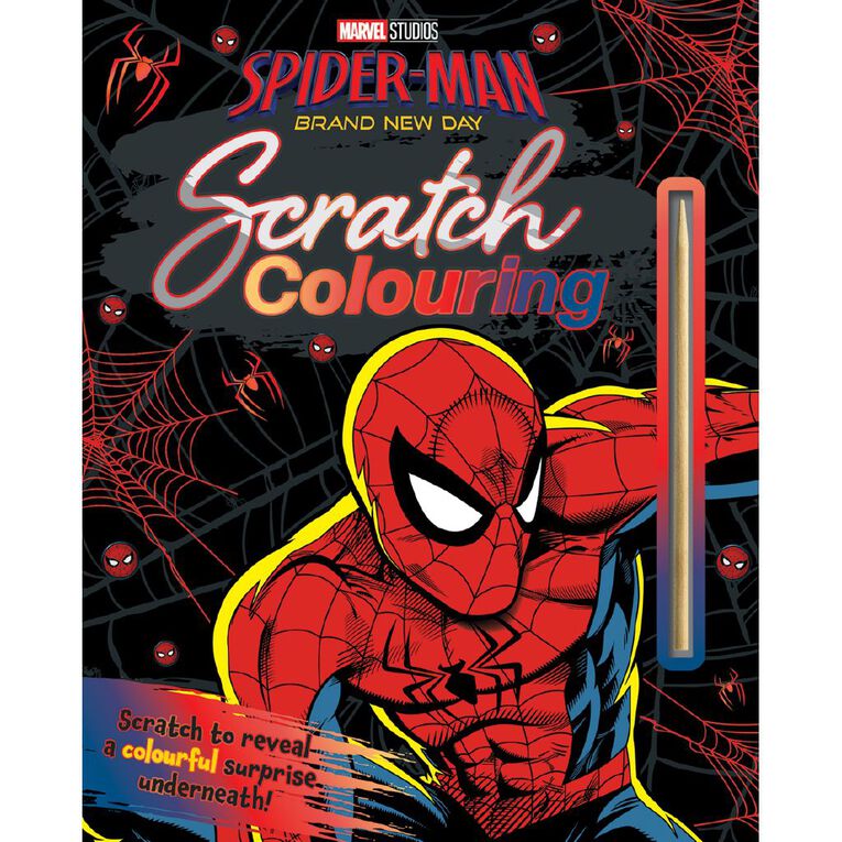 Marvel: Spider-Man Brand New Day Scratch Colouring, , hi-res