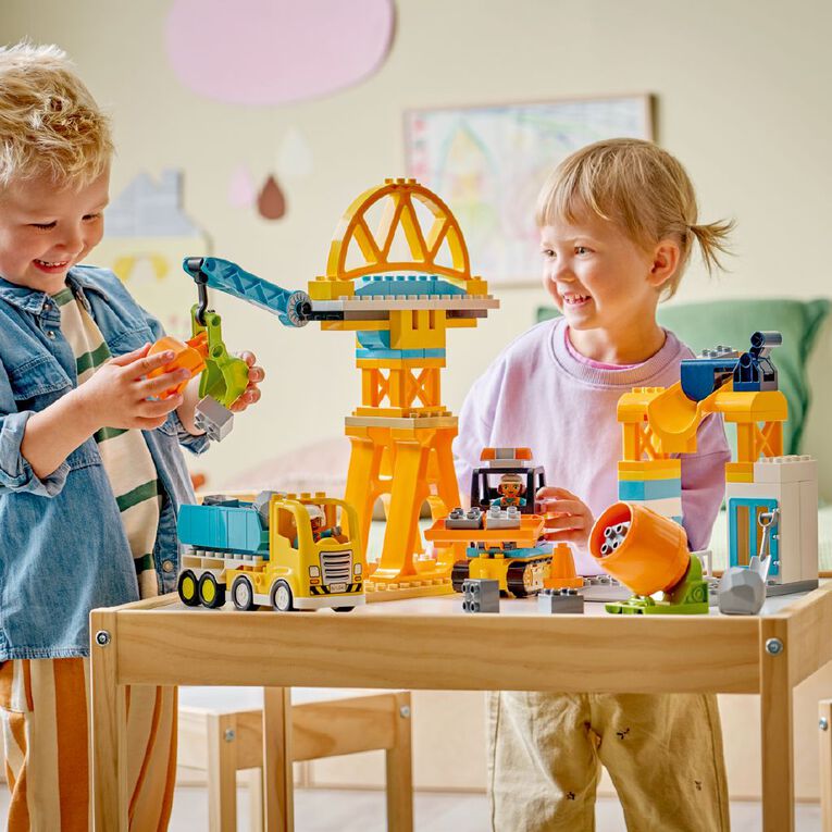 LEGO DUPLO 3 in 1 Construction Site and Vehicles 10476, , hi-res