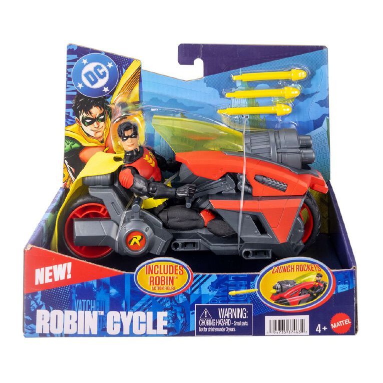 DC 6 Inch Batlink Robin & Cycle, , hi-res