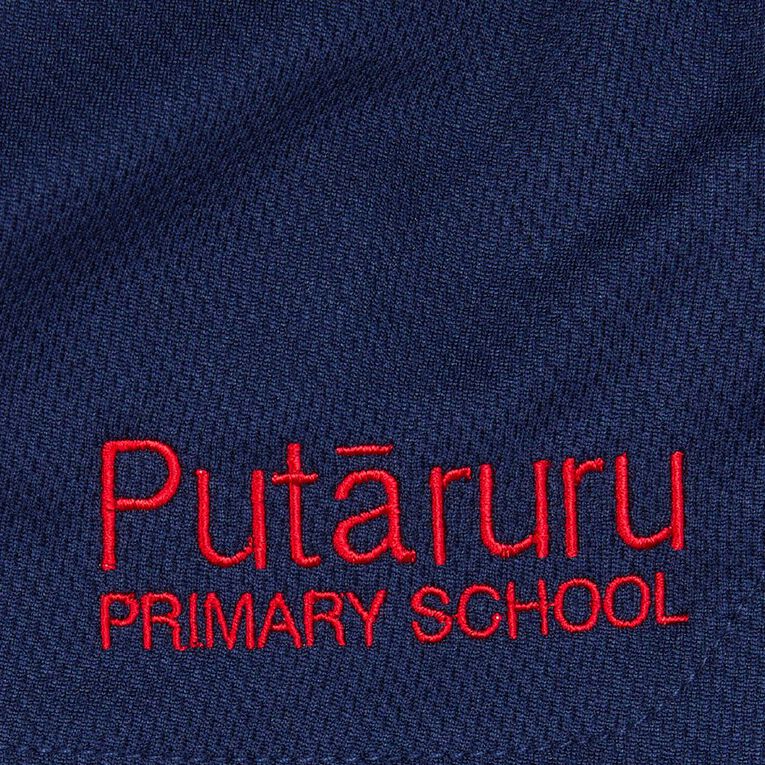 Schooltex Putaruru Sport Short With Embroidery, Navy, hi-res
