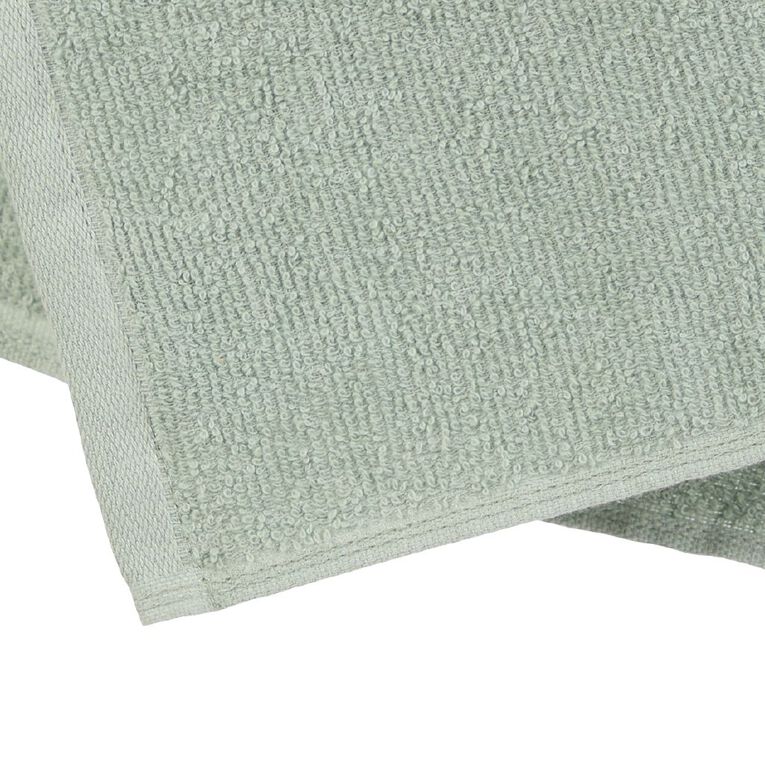 Living & Co Everyday Face Towel Sage 30cm x 30cm, , hi-res
