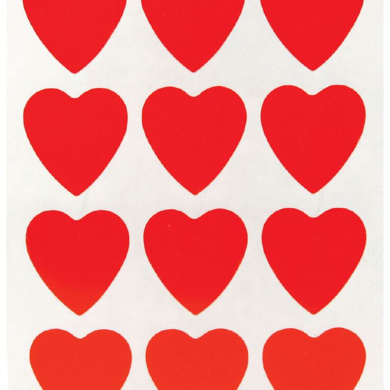Quik Stik Labels Hearts, , hi-res
