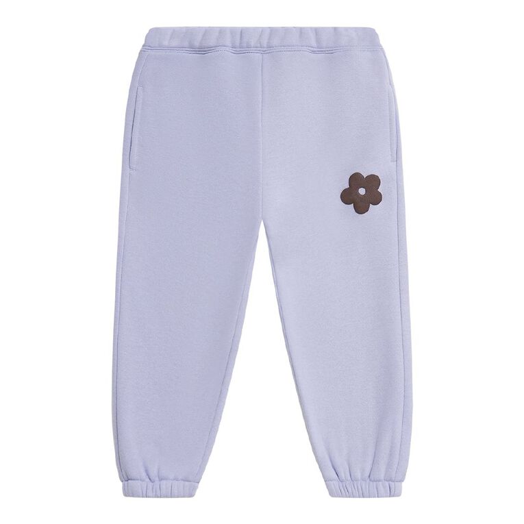 Young Original Toddler Girls' Cosy Fleece Trackpants, Blue Light, hi-res