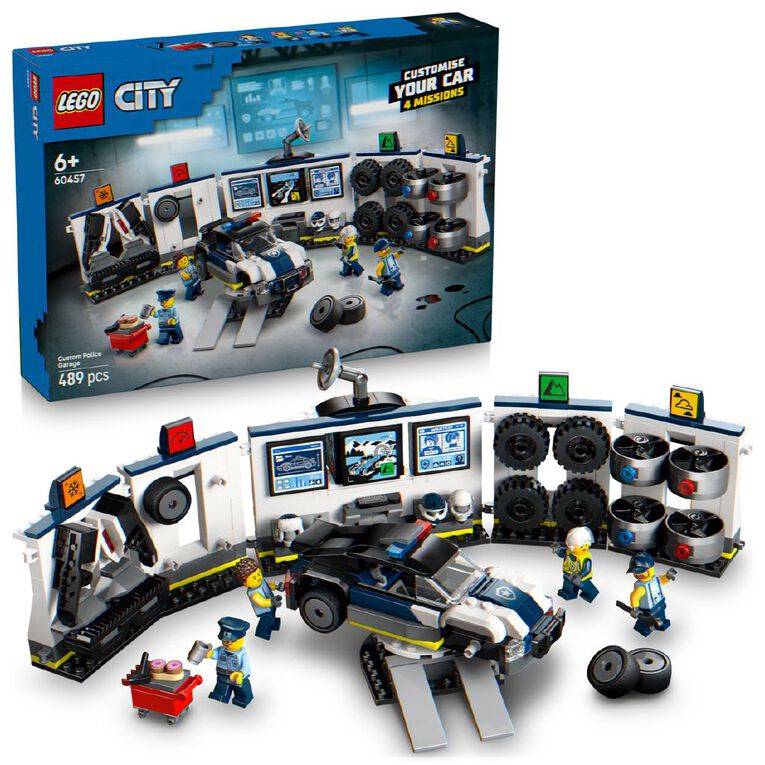 LEGO CITY Custom Police Car Garage 60457, , hi-res