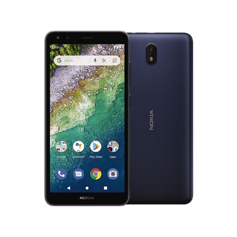 Nokia C01 Plus 16GB 4G Sim Bundle Blue, , hi-res