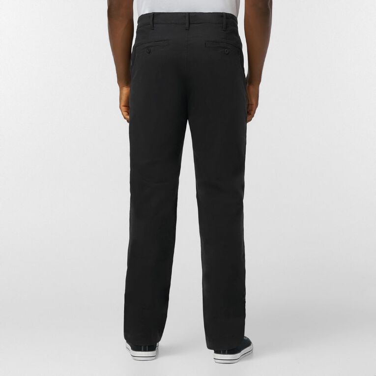 H&H Men's Chino Pants, Black, hi-res