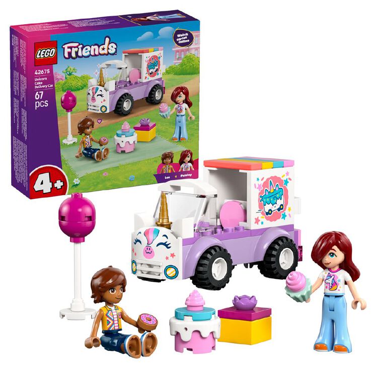 LEGO Friends Unicorn Cake Delivery Car 42675, , hi-res