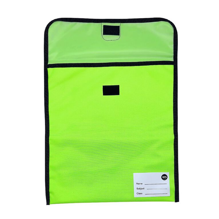 WS Book Bag 330mm x 360mm Green, , hi-res