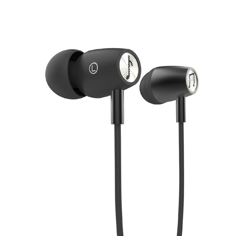 Veon In Ear USB-C Earphones with Microphone VNA06BLK Black, , hi-res