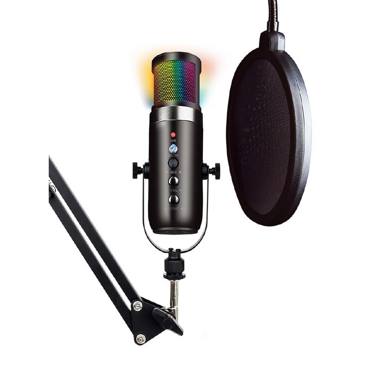 Playmax Streamcast RGB Microphone Kit The Warehouse