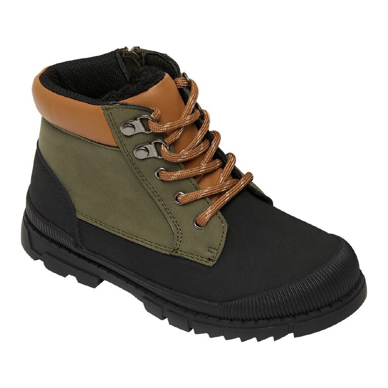 Young Original Senior Kids' Harry Boots, Khaki, hi-res