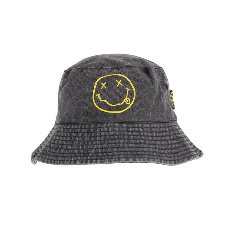 Nirvana Men's Bucket Hat, Grey Dark, hi-res