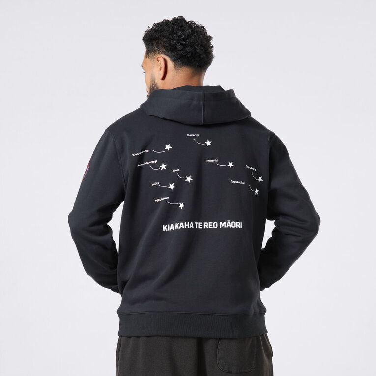 MLC Adults' Matariki Hoodie, Black, hi-res