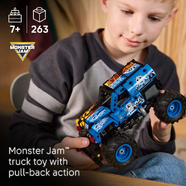 LEGO Technic Monster Jam Grave Digger Fire and Ice 42219, , hi-res