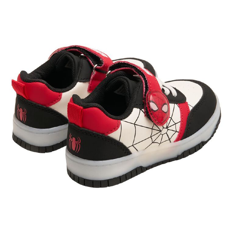 Spider-Man Junior Kids' Light-up Sneakers, Black/White, hi-res