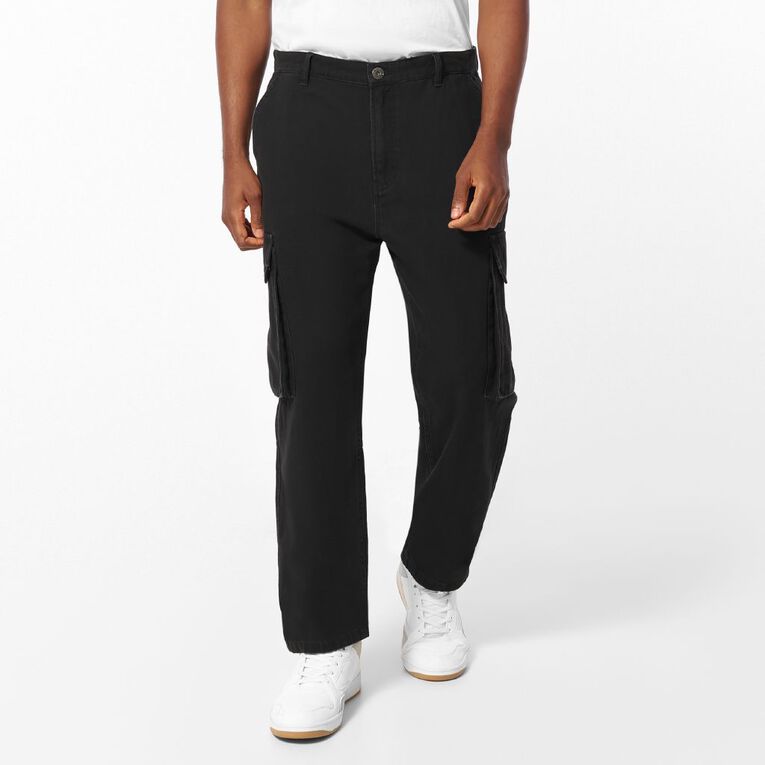Garage Men's Relaxed Cargo Pants, Grey Dark, hi-res