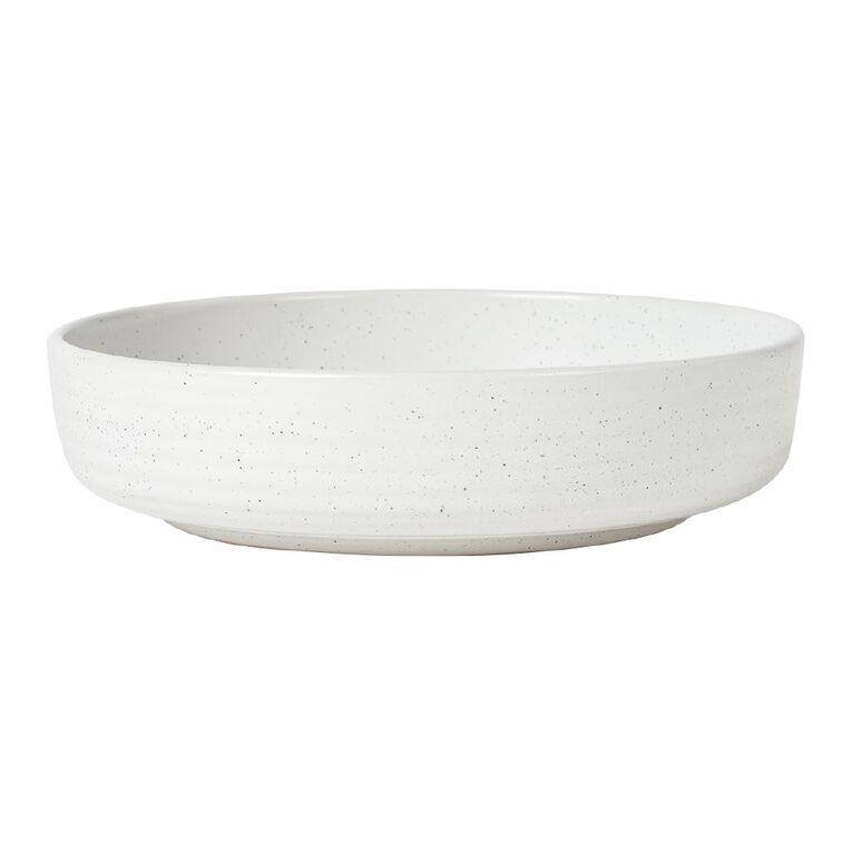Living & Co Textured Pasta Bowl Ivory, , hi-res