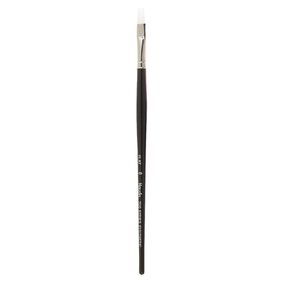 Haydn 8 Taklon Flat Brush White