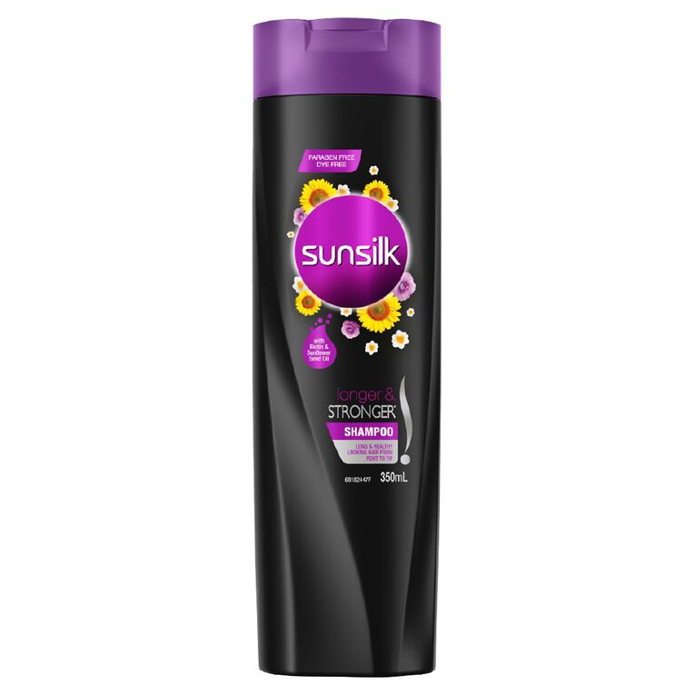 Sunsilk Longer & Stronger Shampoo 350ml, , hi-res