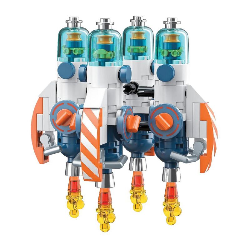 Building Block Space Exploraton Rocket 294 Piece, , hi-res