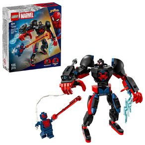 LEGO Marvel Super Heroes Miles Morales Mech vs Spider Man 2099 76337