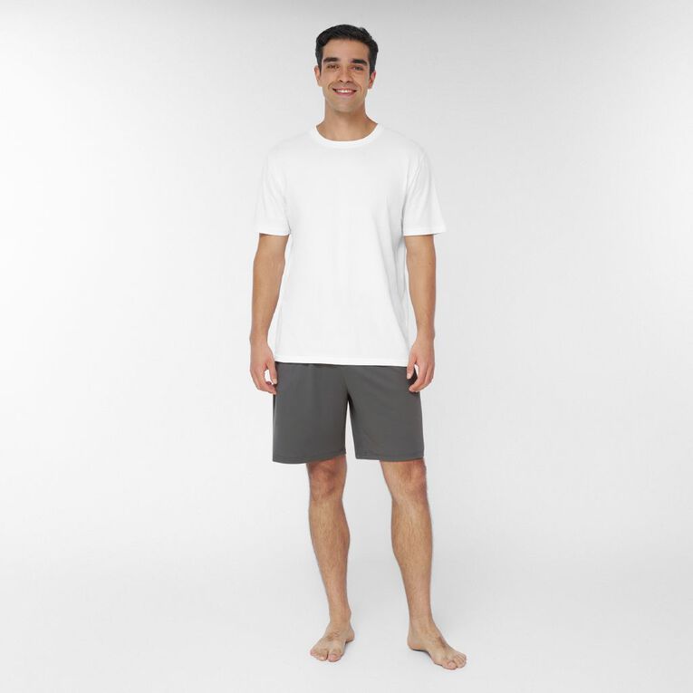 H&H Men's Comfy Pyjama Shorts, Grey Dark, hi-res