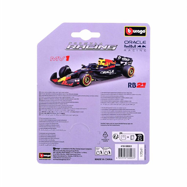Bburago F1 1:64 Die Cast Teams Assorted, , hi-res
