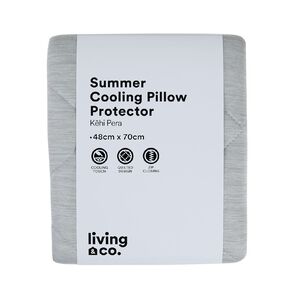 Living & Co Pillow Protector Cooling Cover White One Size