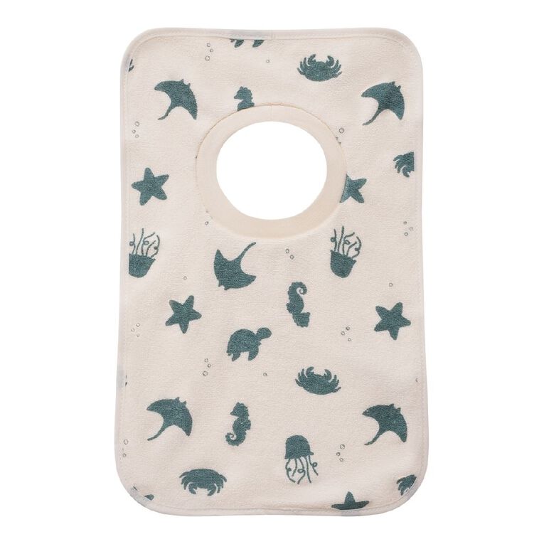 Young Original Baby Popover Bibs 3 Pack, Cream SEA, hi-res