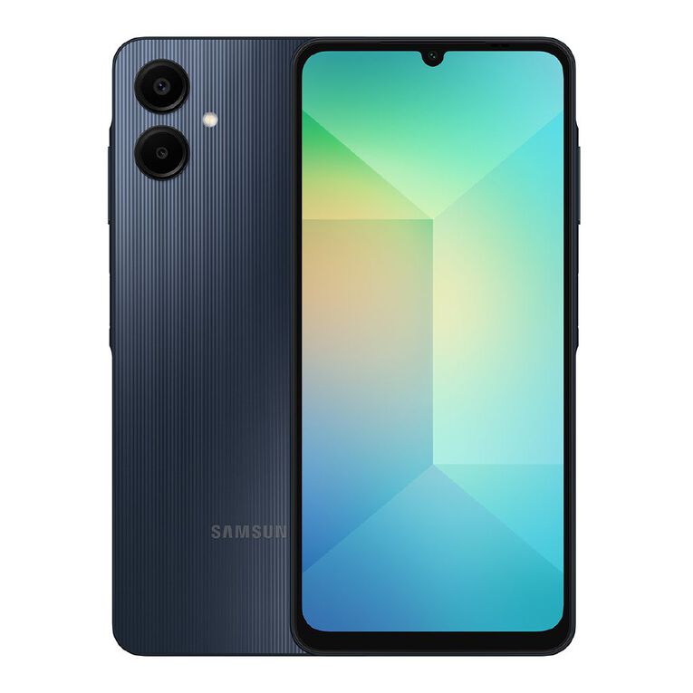 Samsung Galaxy A06 4G with Skinny Sim Bundle Black, , hi-res