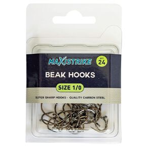 Maxistrike Beak Hooks 1/0 24 Pack