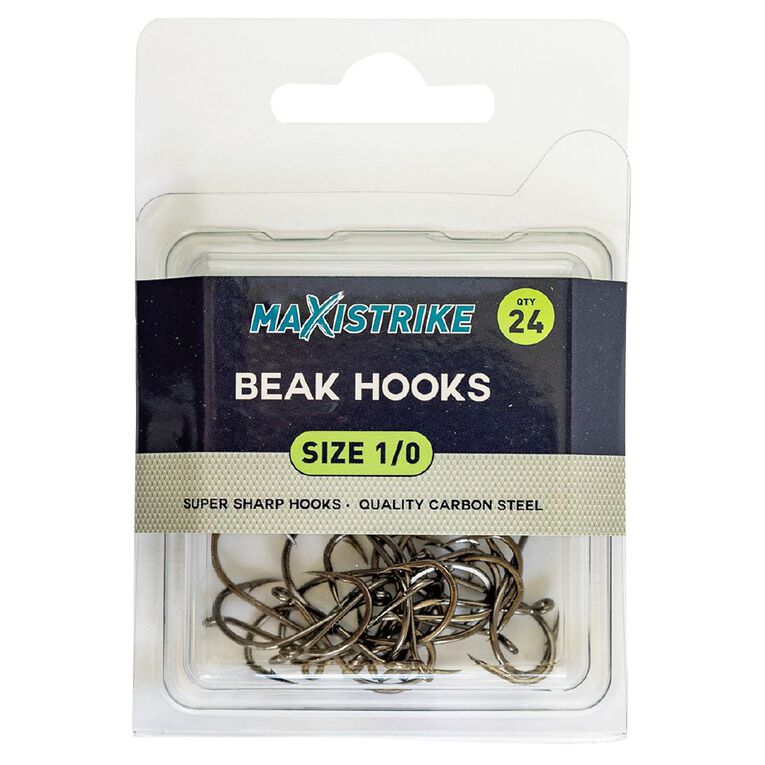 Maxistrike Beak Hooks 1/0 24 Pack, , hi-res