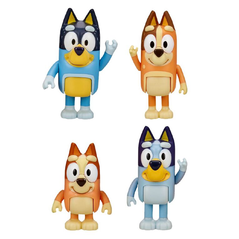 Bluey Figure 4-Pack Assorted, , hi-res