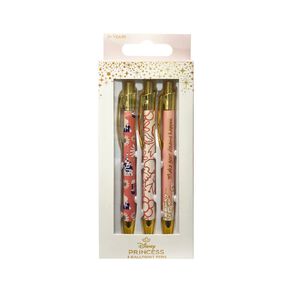 Disney Princess Metal Pen Set 3 Pack
