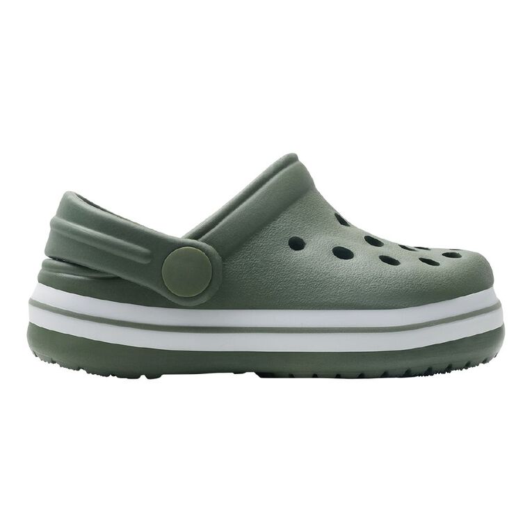 Young Original Junior Kids' Jack Frog Clog Shoes, Sage, hi-res