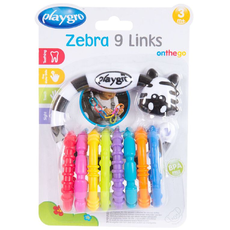 Playgro Zebra Links, , hi-res