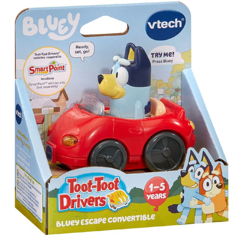 Vtech Bluey Toot Toot Drivers Vehicles, , hi-res