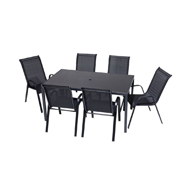Living & Co Serra Dining Table Black, , hi-res